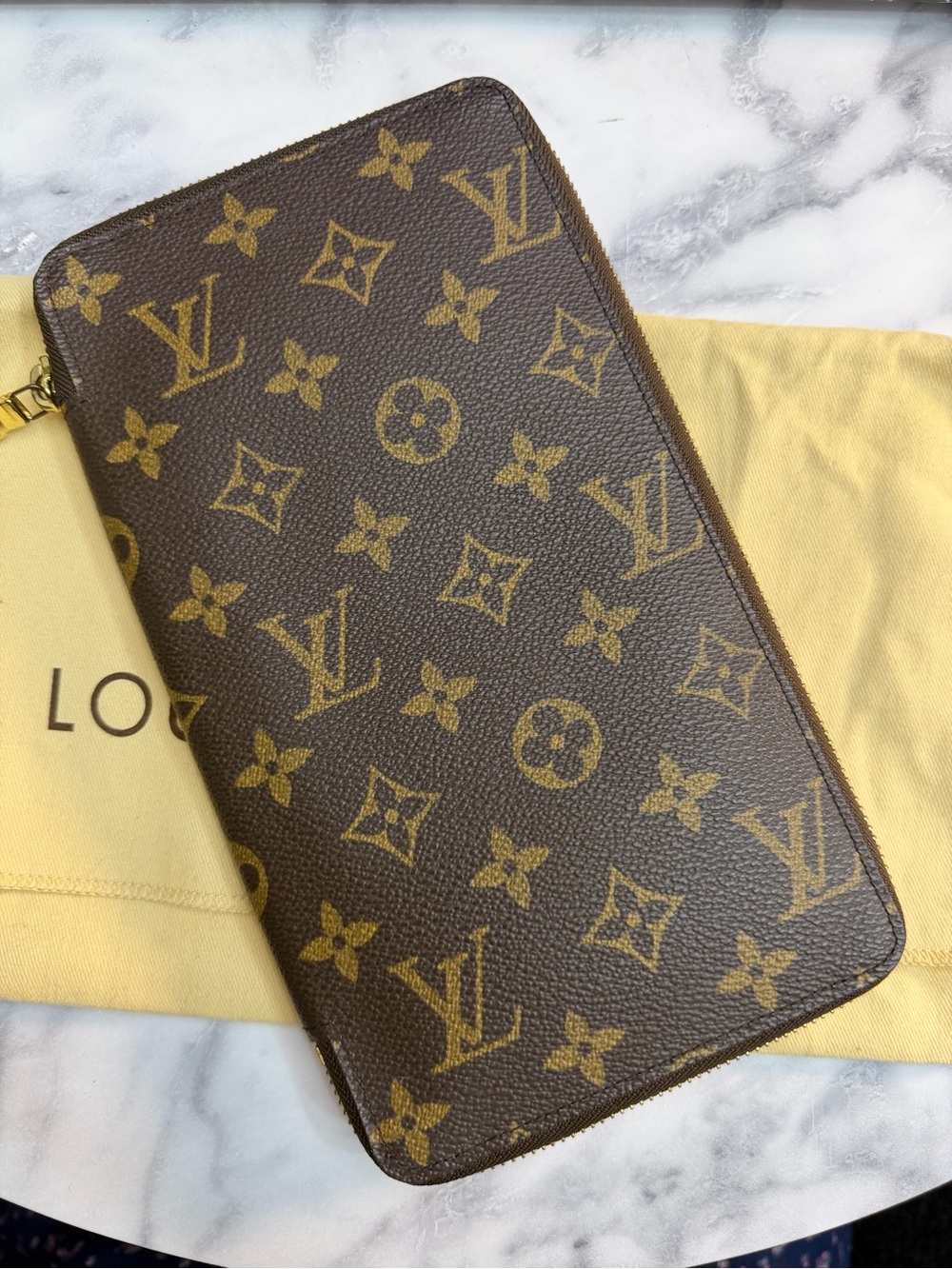 Louis Vuitton Travel Organizer Monogram Wallet